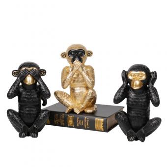 Resin monkey decor