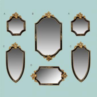 Classical wall mirrors