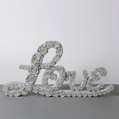 Letter LOVE Decoration Poly resin Words